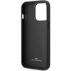 Pouzdro pro iPhone 14 Pro Max BMW Hardcase Kožené Černé