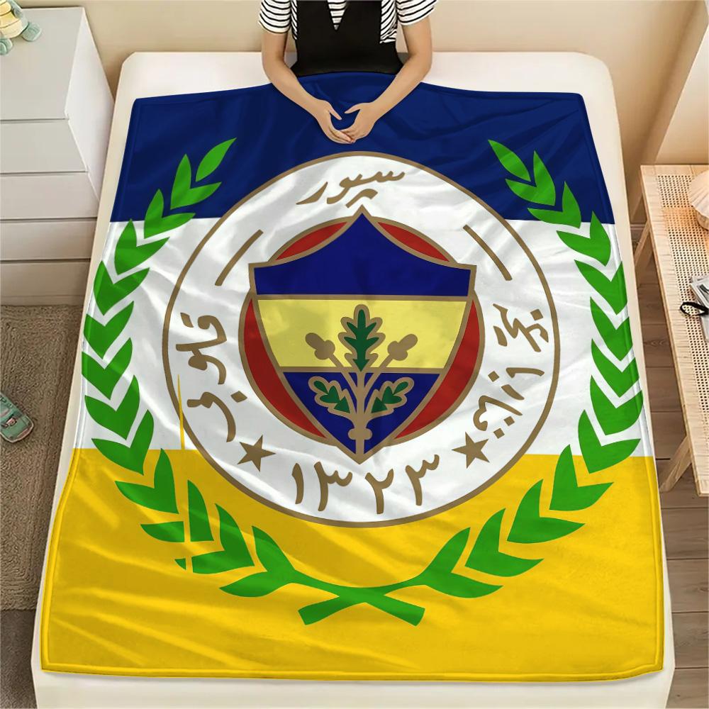 Fenerbahce2 Flannel Blanket, High quality Comfortable for All Seasons, Home Decor, Warmth and Comfort