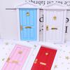 Mini Holz Elfen Tür Miniatur Simulation Möbel Modell Fee Tür Kinder Garten Szenen Dekoration Puppenhaus DIY Zubehör