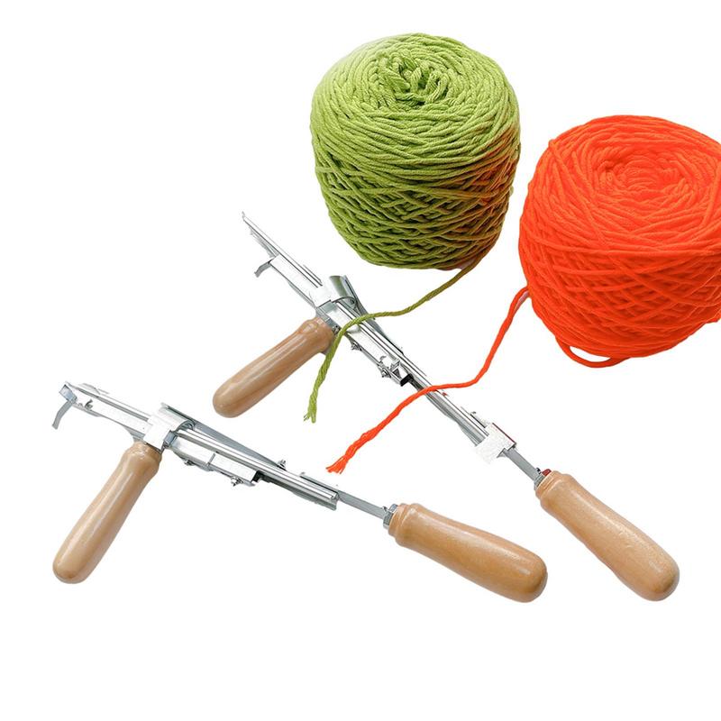 Rug Tufting Knitting Machine Adjustable Manual Tufting Carpet Tools For Household Handmade Carpet Making Beginners Starters Kit