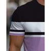 Men Bird Striped T Shirt Short Sleeve O-Neck TShirt Vintage Sport Casual Large Size T-Shirts Men’s