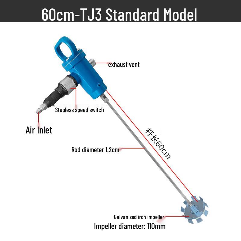 Baimingyang TJ3 Handheld Pneumatic Mixer CN plug (adapter included)