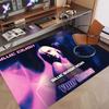 Custom Rug Billie Eilish Pattern Print Name Text Soft Non‑Slip Floor Carpet for Home Indoor Decoration