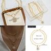 Élégant Collier Pendentif Tournesol Pour Femmes En Alliage de Zinc et Style Tendance