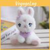 Plush Style National Bunny Keychain Pendant Toy For Bag Decor And Gift Accessory