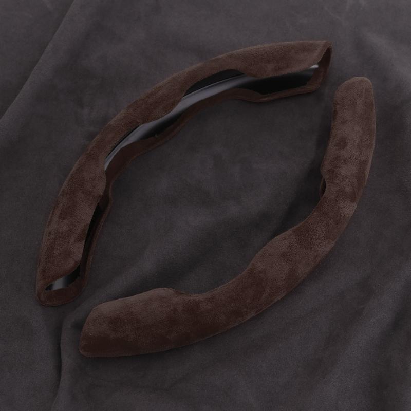 Car Carbon Fiber Water Transfer Steering Wheel Cover Non-Slip Grip For Peugeot 4008 508L 5008 408 2008 3008 308S e2008 301