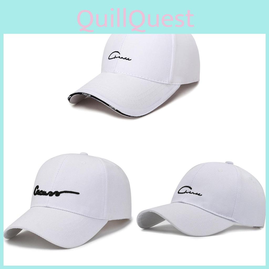 Duck Cap Solid Color Letter Embroidery Female Spring Summer Breathable Shade