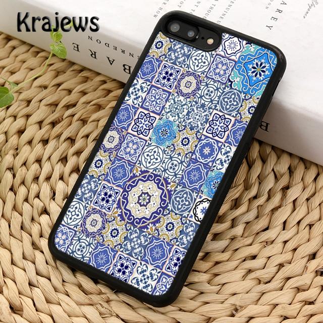 Moroccan Tiles Pattern Phone Case Cover For iPhone 17 Air 16 15 14 plus 12 13 pro max coque Shell Fundas