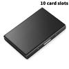 Anti-Magnetic Metal Wallet RFID Blocking Slim Card Holder Durable for Men Women Outdoor Activity