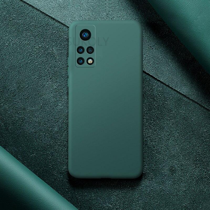 Custodia Morbida In TPU Per Xiaomi Mi 10T Pro – Angoli Rinforzati, Bumper Colorato, Antiurto, Sottile E Leggera, Copertura Completa