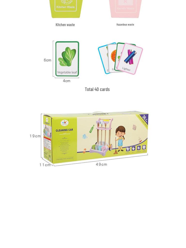 Wooden Multifunctional Toddler Push Walker & Educational Toy