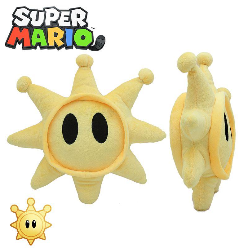 Cuddly 30cm/11.8in Super Mario Shine Sprite Plush Toy Soft Stuffed Doll Kids Gift