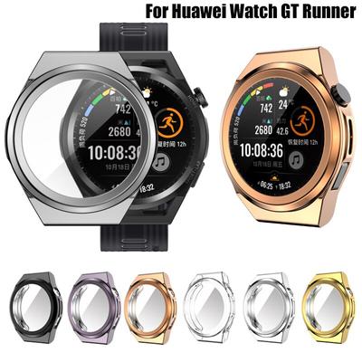 עבור Huawei Watch GT Runner Case כיסוי מגן מסך TPU עבור שעון GT Runner אביזרי פגוש עמיד בפני שריטות