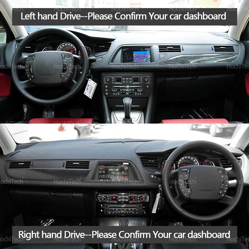 Car Dashboard Cover Dash Board Mat Carpet Pad Sunshade Cape Cushion LHD RHD Car Dashboard Cover Mat for Citroen C5 2008-2016