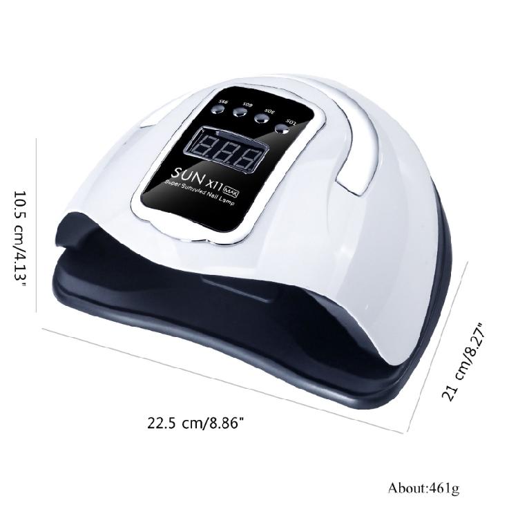 280W Nail Lamp for Nails Gel UV LED Nail Art Drying Tools with 4 Timer Setting