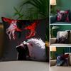 Tokyo G-Ghoul K-Kaneki Ken Pillow Case Plush Fabric Soft Double Sided Print Sofa Cushion Cover Throw Pillow Covers