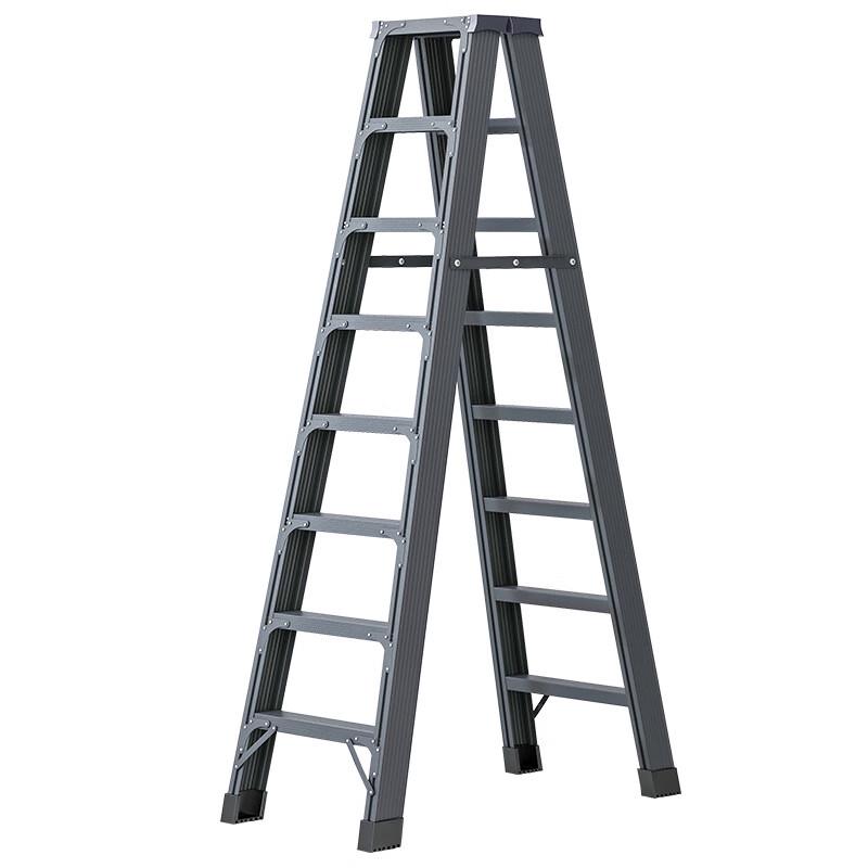 Lianyu Heavy-Duty Aluminum Folding A-Frame Ladder