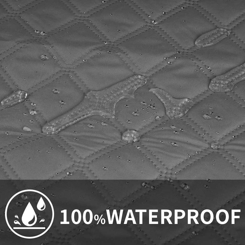 Καπιτονέ Κάλυμμα Καναπέ Αδιάβροχο Αντιολισθητικό Ελαστικός Ιμάντας Πλενόμενο Κάλυμμα Καναπέ με Τσέπες Προστατευτικό Έπιπλο για Σκύλο Κατοικίδιο