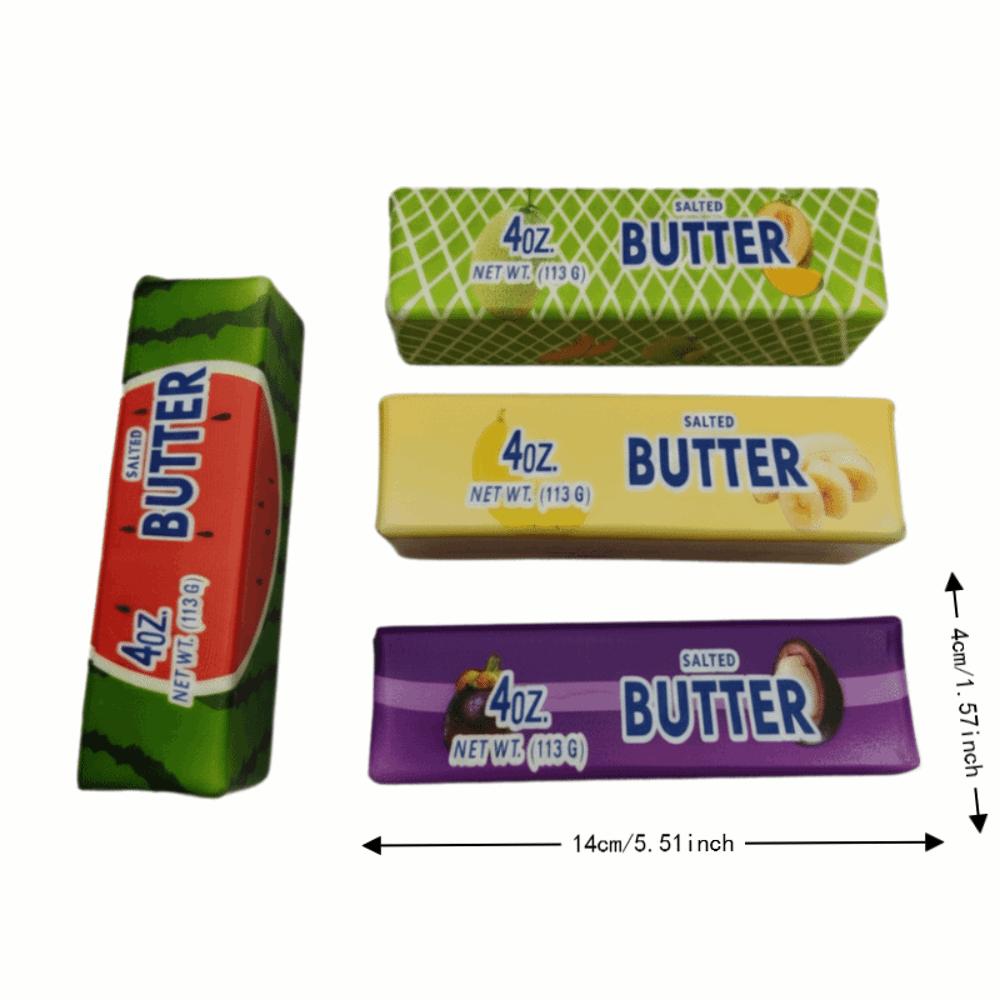 Slow Rising Butter Stick Fidget Toy Slow Rebound Butter Stick Squeezing Toy Desk Gifts