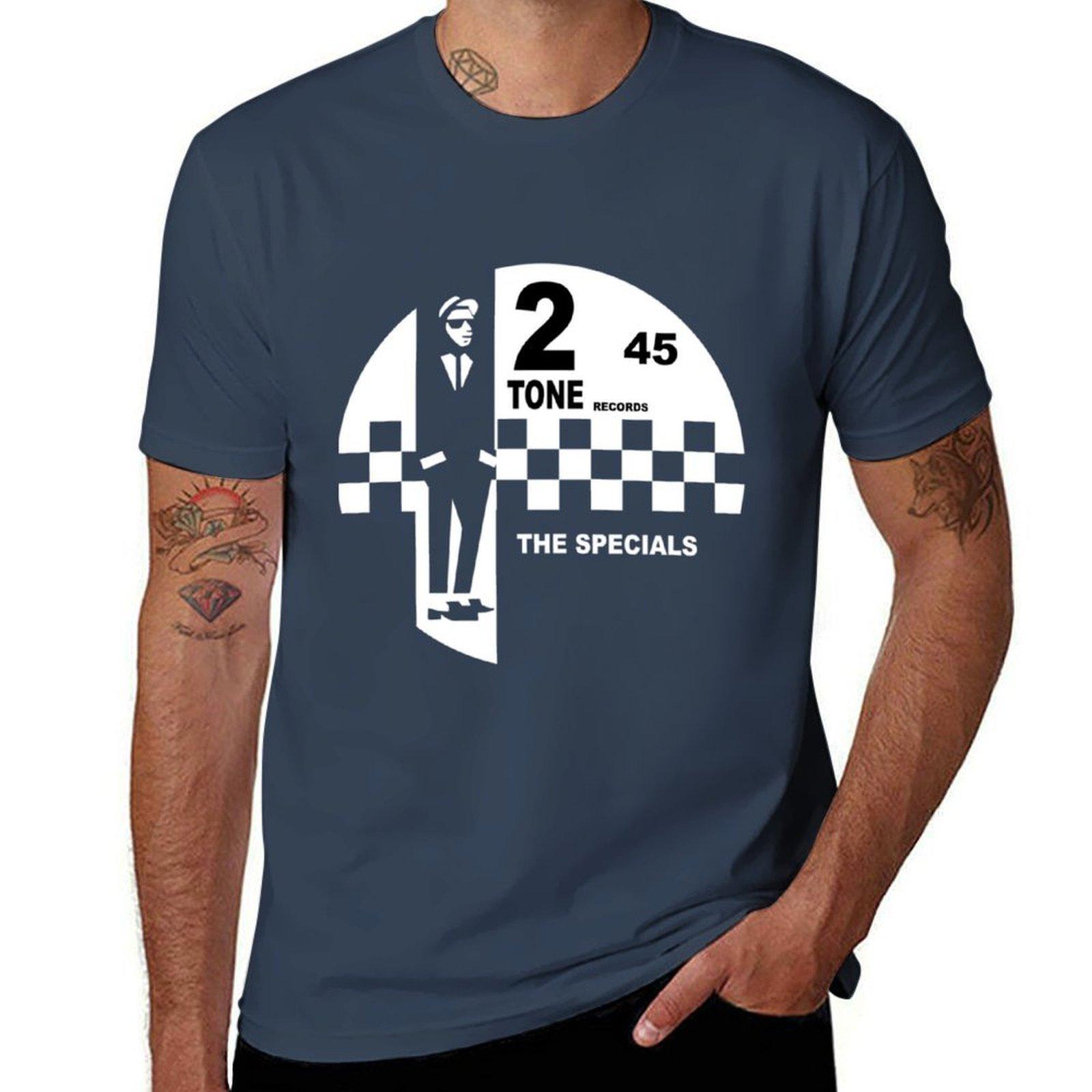 2 Tone Records Shirt The Specials Ska Label Logo Shirt Sticker Mask TShirt Plus Size Lightweight Tee Shirt S