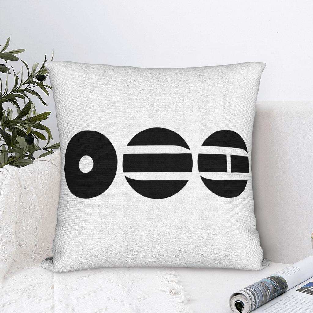 American Singer BBillie EEilish Square Pillow Case Polyester Cushions for Sofa Casual Pillowcase
