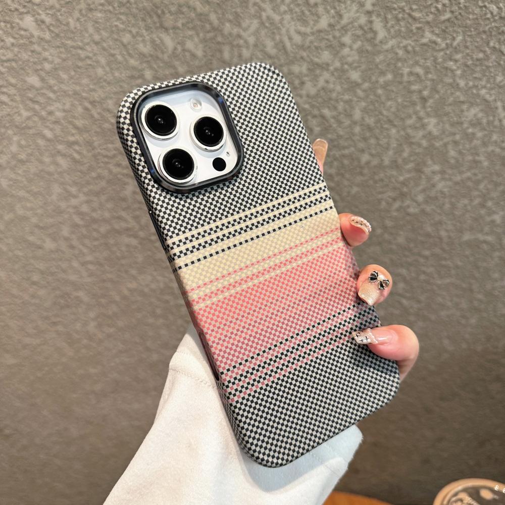 Carbon Fiber PC Armor For Magsafe Case For iPhone 17 Air 16 15 14 Plus 13 12 Pro Max 11 Magnetic Wireless Charging Cover