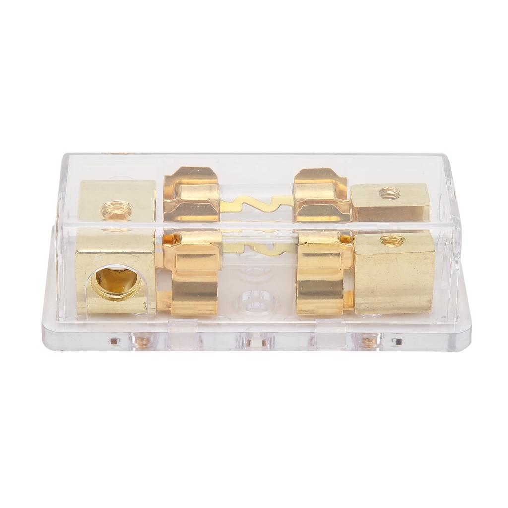 Strömfördelningsblock 60A 1 in 2 ut Ljudsplitter Säkringshållare för Bil Husbil Solcellssystem