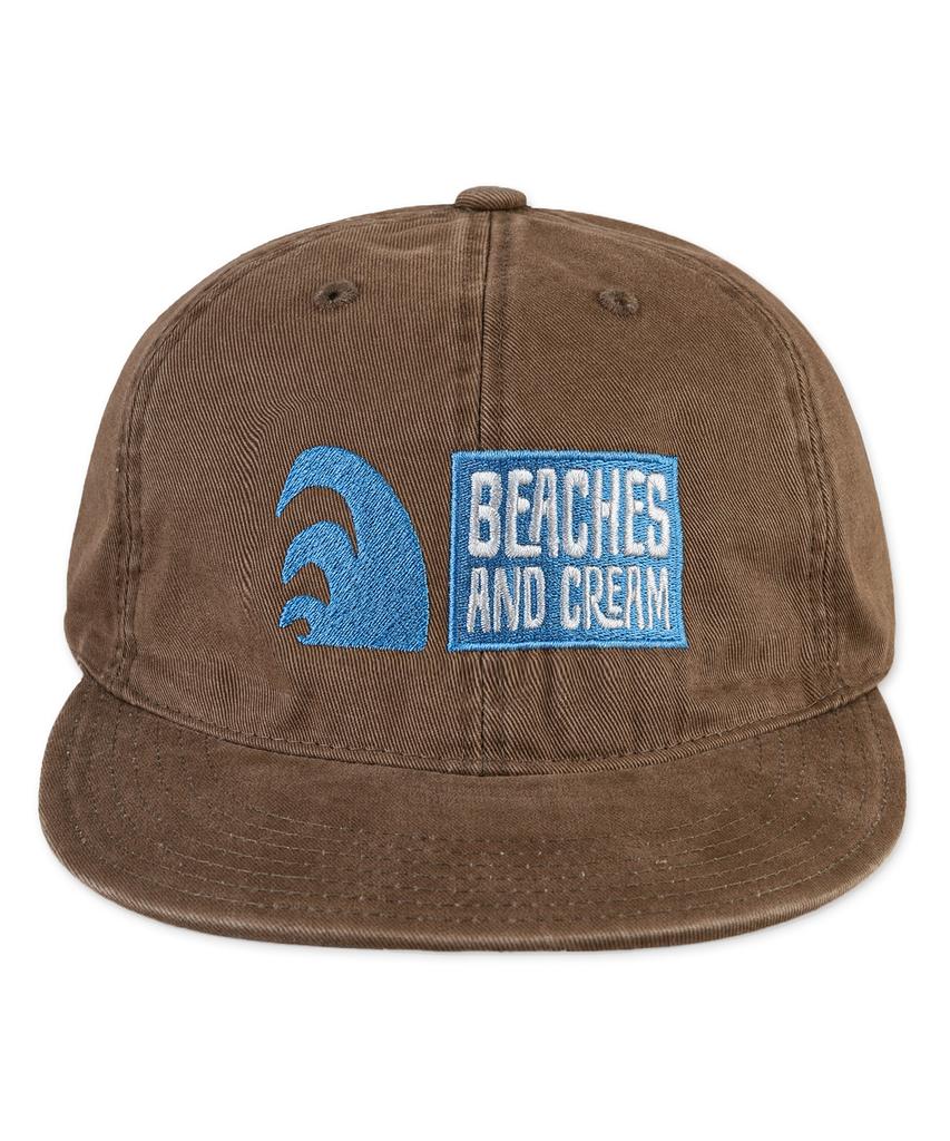 Bichiseuaenkeulim Ocean Crest Plat-Ball Cap-Beige