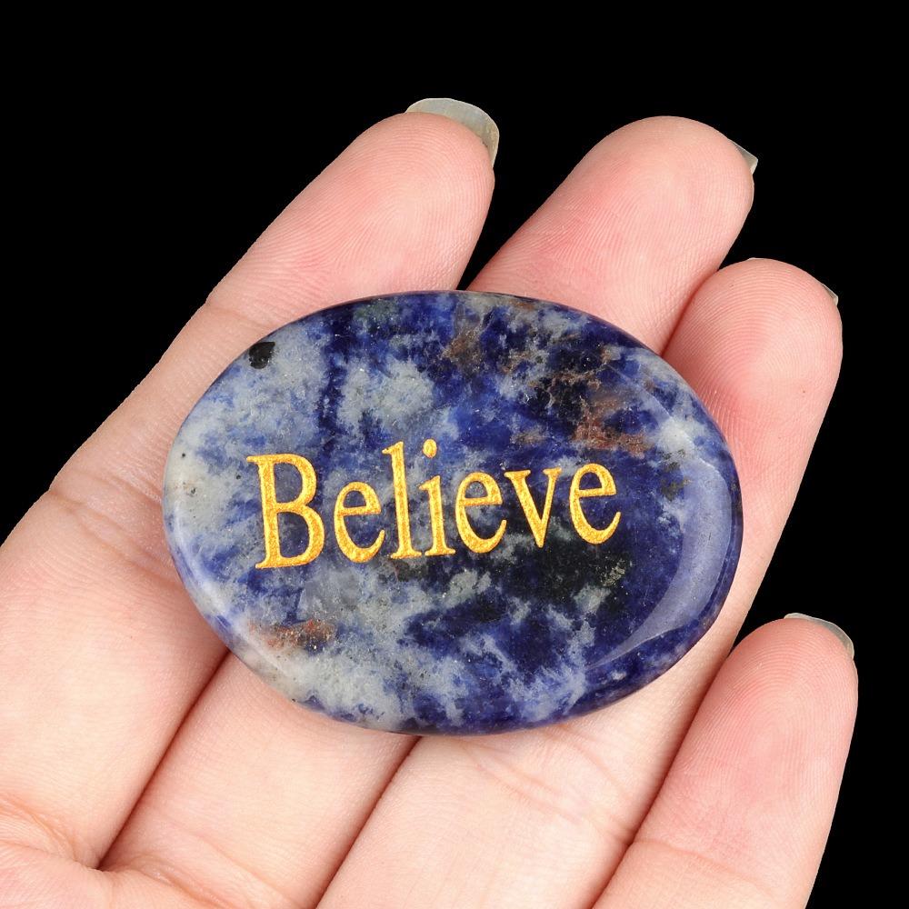 Inspirational Stones Highly Polished Natural River Rock Faith Stone DIY Rocks for Engraved Inspirational Polished Garden Stones