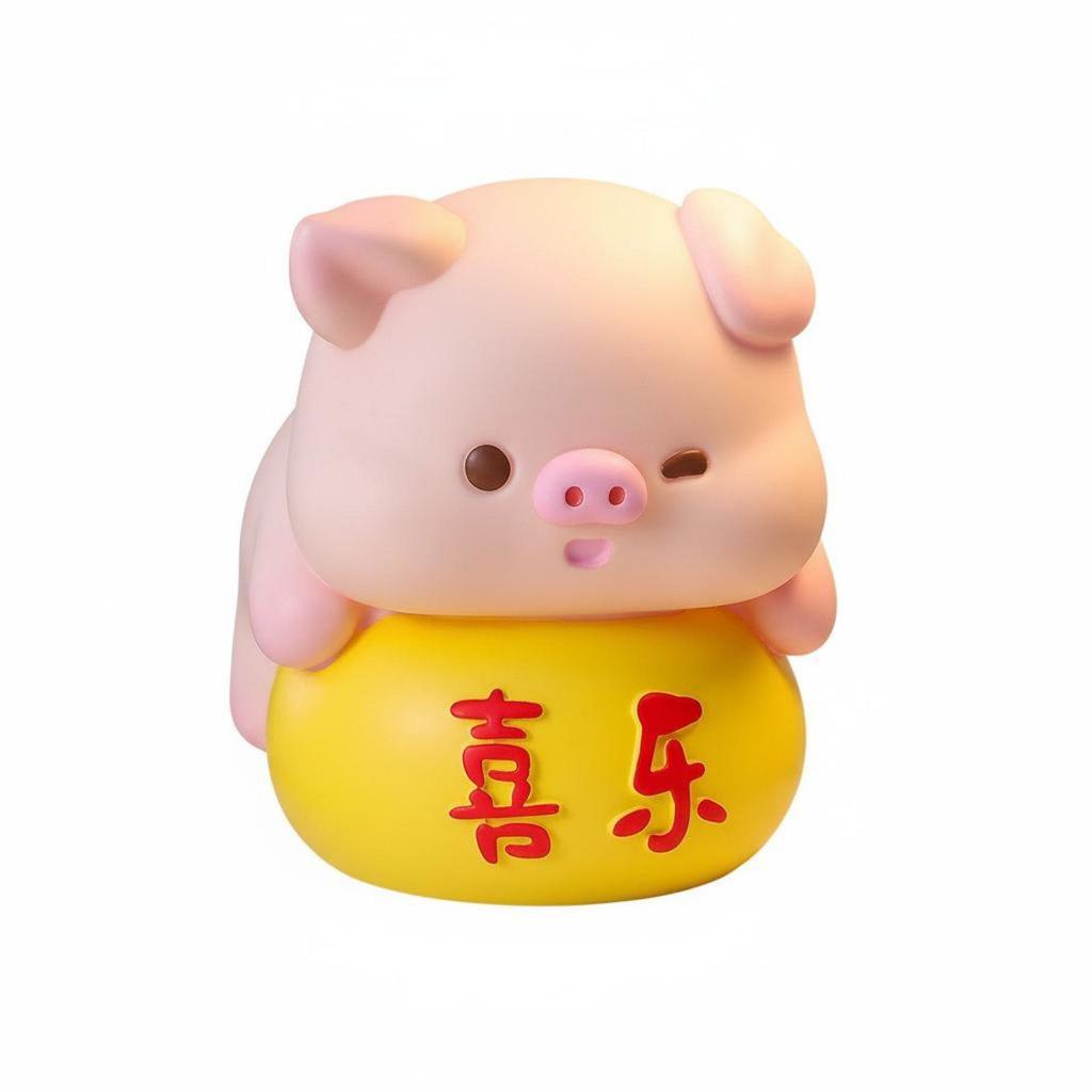 Cute Pig Savings Bank Great Gift Idea Pig Bank Large Capacity Room Decoration for Girls, Adults, Desktop