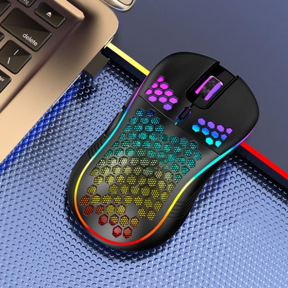 Adjustable DPI Gaming Mouse Rechargeable 2.4G Wireless Mouse  Computer Accessories