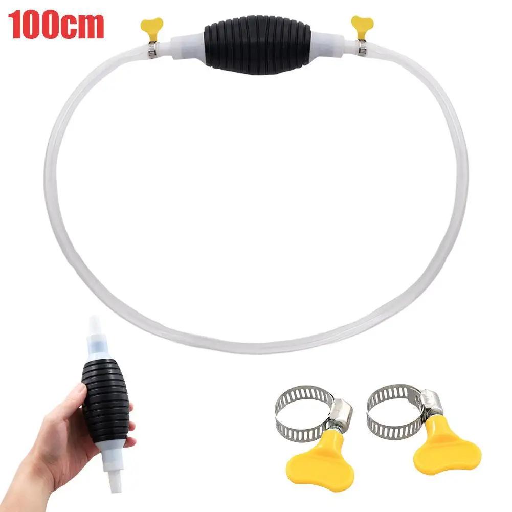 

Автомобильный аварийный экстрактор топлива Универсальный насос сифона для шланга Автомобильный самовсасывающий насос для двигателя под давлением Топливо Руководство по топливу G2A9