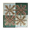 90cm Scarf, Headscarf, Women’s Two-Tone Printed Fashionable Versatile Shawl, Rayon Square Scarf