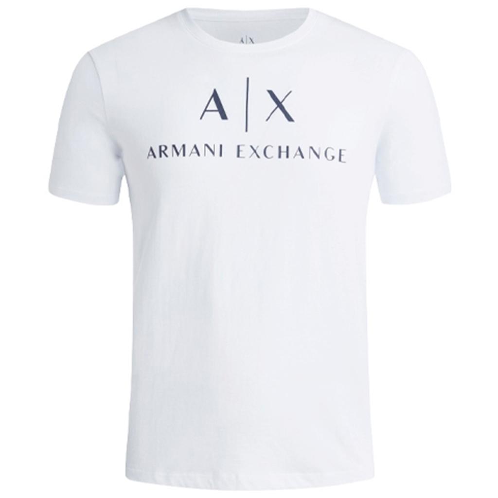 Armani Exchange Logo Printed Crewneck T Shirt 8NZTCJ-Z8H4Z-1100