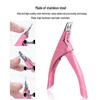 U-Shaped Nail Clippers & Manicure Tools for Crystal Nail Extensions