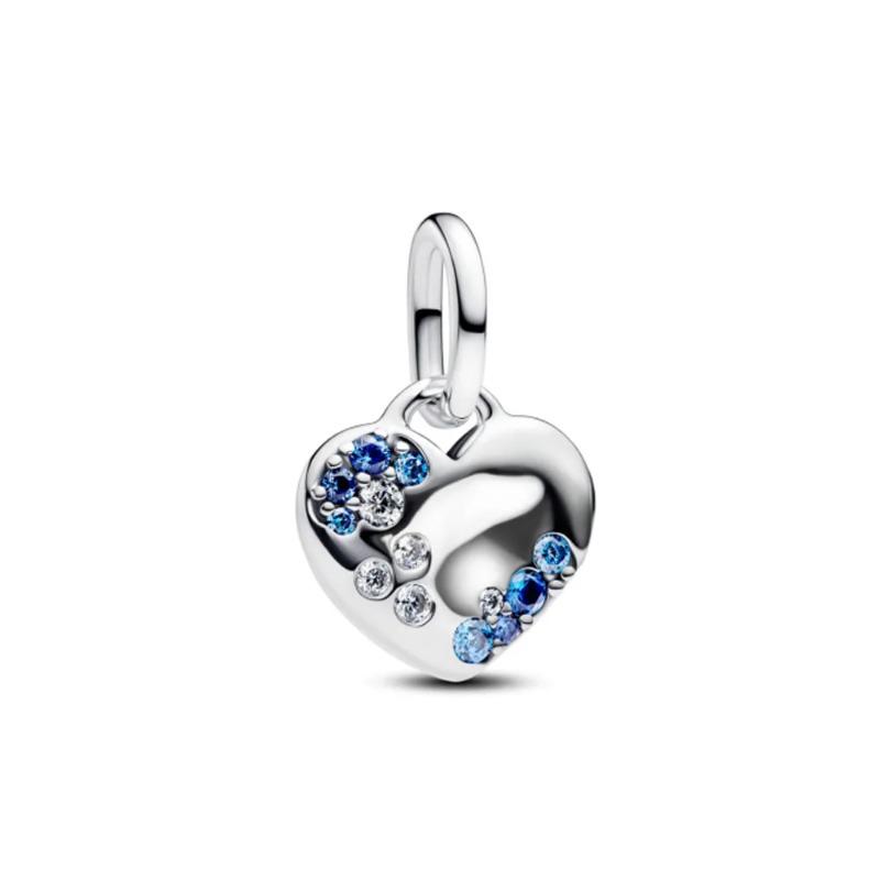 New 925 Silver Heart Bow Dog Palm Turtle Elephant Bead Pendant Charm for DIY Bracelet Jewelry