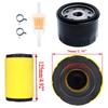 Clamps Air Filter Fuel Filter Lawn Mower Parts 1 Set