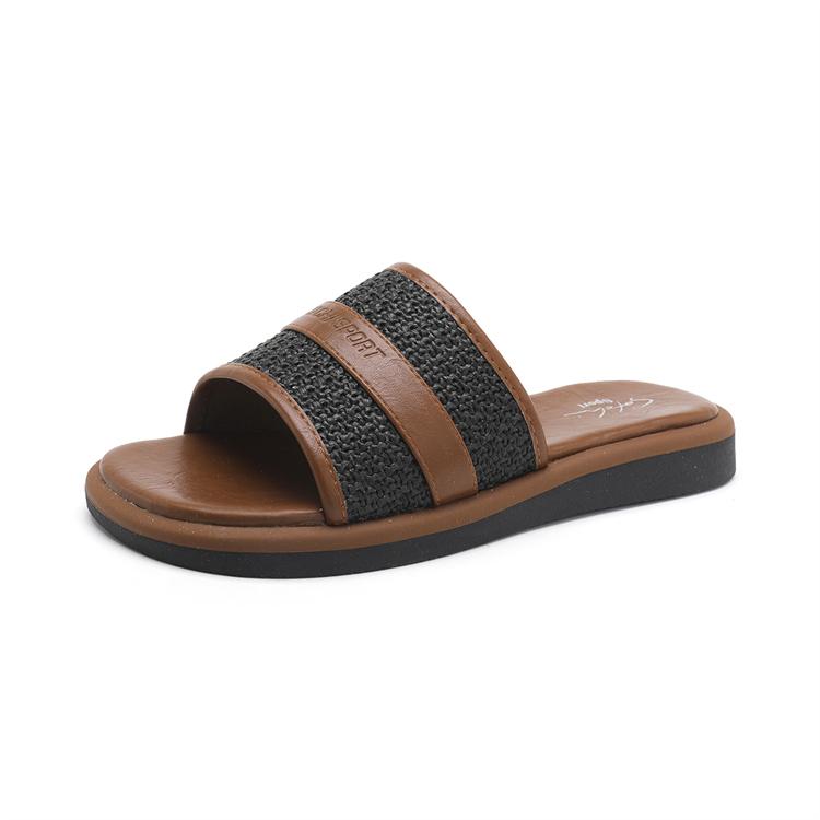Shachi Sport Retro Color Contrasting Fashion Slippers