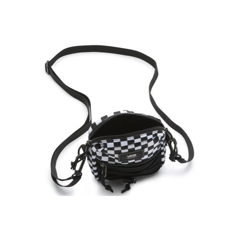 Vans Polyester Shoulder Bag, Crossbody Bag Unisex Black White Vans VN0A3I5SHU01