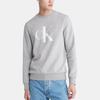 Calvin Klein Minimalist Comfortable Crew Neck Long Sleeve Sweatshirt Men Sweatshirt Gray 40QP899-030