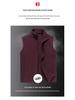Herren Plus Size Wendeweste mit Stehkragen aus Fleece