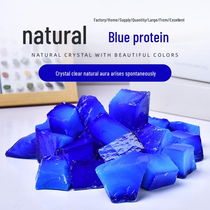 Blue Polishing & Grinding Granules - Round Crystal Diffuser Stone 1-2cm 100g