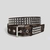 Leopard Print Waistband PU Leather Waist Belts Casual Waist Strap