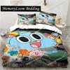 3D-gedrucktes Anime Amazing World Gumball Bettwäscheset Bettbezug Schlafzimmer Decke Einzel-Doppel-King-Size-Steppdecke Heimtextilien