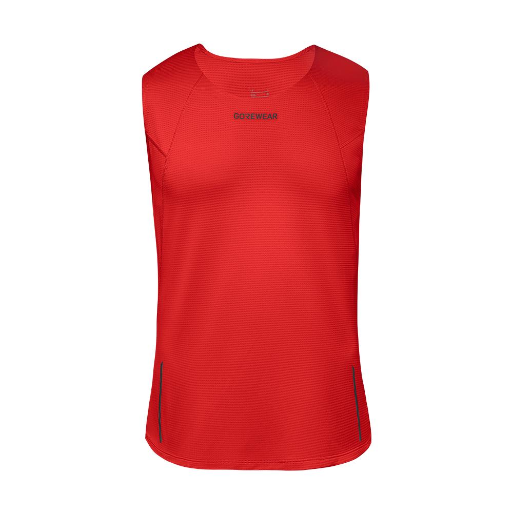 Gorewear Contest 2.0 Singlet - Wrap Red (Men S) M