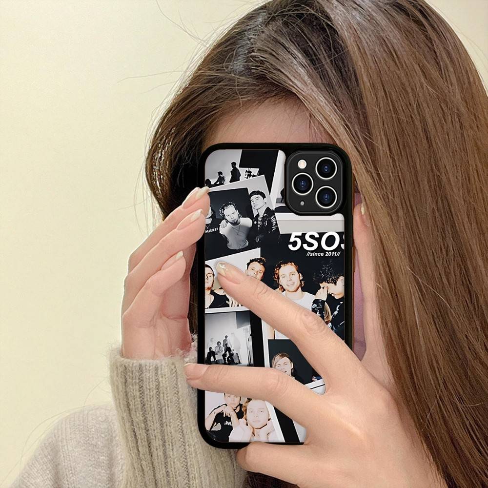 5 S-Seconds of S-Summer Band PC+TPU Protective Phone Case For iPhone 17 16 Pro max 15 Plus 14 13 12 11 Cover