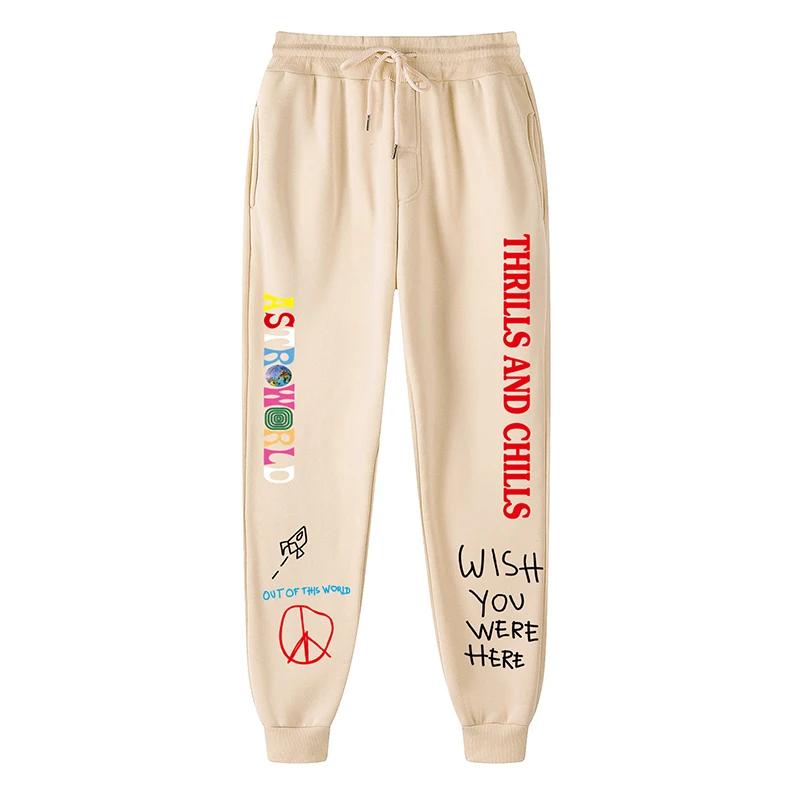 

ASTROWORLD Hoodies Thrills And Chills Sweatpants Men Fashion Letter Graphic Printed Sweatshirts Sportpants Women Hooded Pullover M