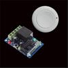 24V DC Single-Channel Remote Switch with Passive Output & Round Self-Locking Remote