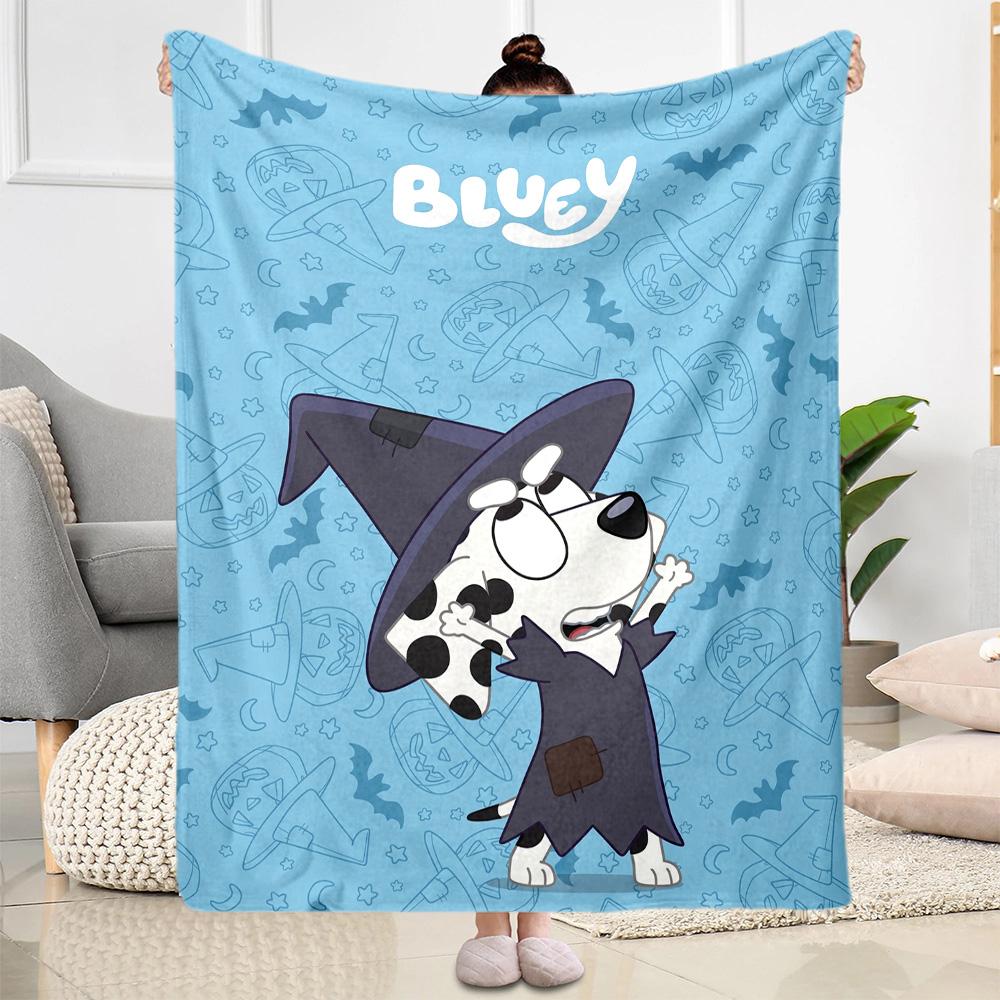 Bluey's Adventure Forest Blanket Comfortable Suitable for Bedding Sofa Livingroom for All Occasions Playful Design