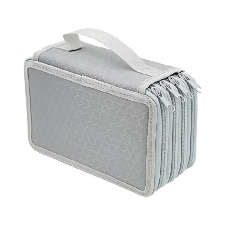 Neatly Organized 4 Level Pencil Holders With 72 Dedicated Slots Waterproof Cloth Fabric Stationeries Organizers Bag